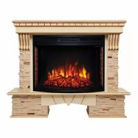 Электрокамин RealFlame SORENTO 33/33W WT-619B с очагом Firespace 33