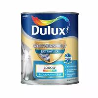 Краска акриловая для фасадов и цоколей Dulux Weathershield Extraflex матовая (1л) BW (белая и под колеровку)