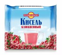 Кисель брикет Русский Продукт "Клюквенный" 190 гр / 5 упаковок в шоубоксе