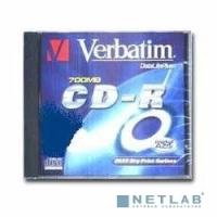 Verbatim Диски CD-R 700Mb 80 min 48-х/52-х (Slim case)[43347]