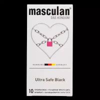 Презервативы Masculan Ultra Safe Black ультрапрочные 10 шт