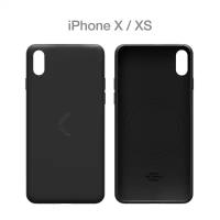 Силиконовый чехол Commo Shield для Apple iPhone X/Xs, черный