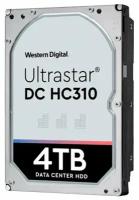 Western Digital Ultrastar DC HС310 HDD 3.5" SAS 4Tb, 7200rpm, 256MB buffer, 512e (0B36048 HGST), 1 year