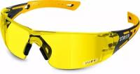 STAYER MX-9 желтые, двухкомпонентные дужки, открытого типа, защитные очки (110491) (110491)