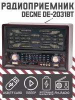 Радиоприемник DEGNE DE-2031BT black