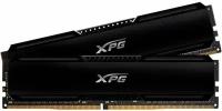 Оперативная память для компьютера 64Gb (2x32Gb) PC4-25600 3200MHz DDR4 DIMM Unbuffered CL16 A-Data XPG Gammix D20 AX4U320032G16A-DCBK20