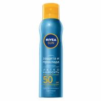 Солнцезащитный спрей Nivea Sun Protect & Dry Touch SPF30 200 мл (из Финляндии)