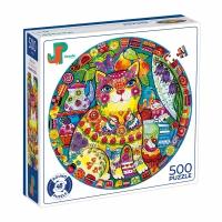 JAZZLE PUZZLE Пазл JAZZLE PUZZLE P1002 Волшебный кот 500 дет