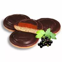 Печенье КиКо бисквитное в глазури со вкусом Черной смородины 1,2кг/Кинельский Кондитер