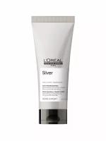 L'Oreal Professionnel Кондиционер Serie Expert Silver для нейтрализации желтизны осветленных и седых волос, 200 мл