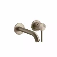 Смеситель для раковины Gessi Flessa 54086.726 Warm Bronze Brushed PVD