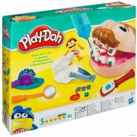 Игровой набор для лепки Play-doh " Мистер Зубастик/ Стоматолог" с пластилином