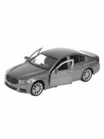 Машина металл BMW 5-ER Sedan M-Sport 12 см, (откр. двери, багаж, сер,)в коробке