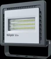 Прожектор светодиодный Navigator NFL-01-50-6.5K-LED, 50 Вт, свет: холодный белый