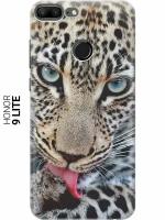 GOSSO Ультратонкий силиконовый чехол-накладка для Honor 9 Lite с принтом "Леопард"