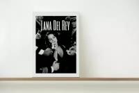 Постер "Lana Del Rey", ламинированный, А4 плакат Лана Дель Рей