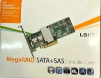 Контроллер LSI Logic SAS9260CV-4I SGL 512Mb PCI-E, 4-port 6Gb/s, CacheVault, SAS/SATA RAID Adapter