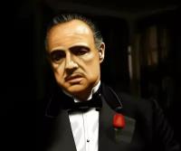 Плакат, постер на бумаге The Godfather/Крестный Отец. Размер 42 х 60 см