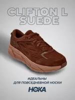 Кроссовки HOKA, полнота D, размер US7.5D/UK7/EU40 2/3/JPN25.5, коричневый