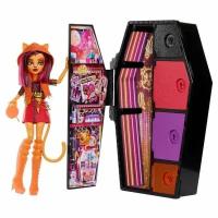 Кукла Toralei Stripe Skulltimate Secrets 1 серия Neon Frights Monster High Торалей Страйп шкаф с секретами