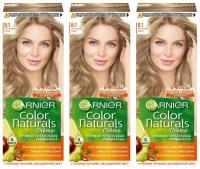 Garnier Стойкая крем-краска для волос Color Naturals, тон 8.1 Песчаный берег, 110 мл, 3 шт