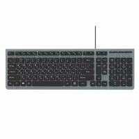 Клавиатура RITMIX RKB-400 Grey Проводная SLIM, USB (80000596)