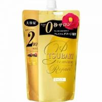 SHISEIDO Шампунь для восстановления волос TSUBAKI Premium Repair с эффектом кератирования, сменная упаковка с крышкой 660 мл