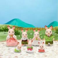 Sylvanian Families Набор "Семья шоколадных кроликов", 7 фигурок 2063