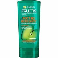 Garnier Fructis Бальзам-ополаскиватель для волос Рост во всю Силу укрепляющий для ослабленных волос, склонных к выпадению, с экстрактом яблока и ниацином, 387 мл