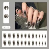 Набор накладных ногтей (24шт + клеевые стикеры +жидкость клей)