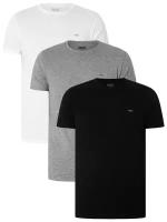 Комплект футболок DIESEL, Цвет: черный, белый, серый, Размер: M