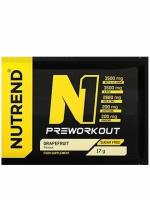 Предтреник NUTREND N1 PRE-WORKOUT 17 г, Грейпфрут