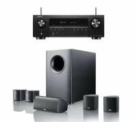 Canton Комплект акустики Movie 95 Black + Denon AVC-S660H Black