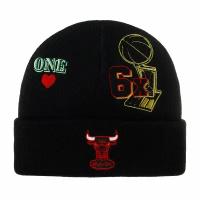 Шапка MITCHELL NESS арт. KTCFSH21011-CBUBLCK Chicago Bulls NBA (черный), размер ONE