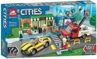 Конструктор торговая улица серия CITIES 567 деталей DK TOYS 60059