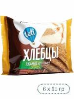 Leti Хлебцы ржаные запеченные 6 шт по 60 гр