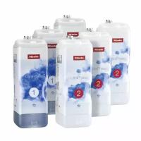 Двухкомпонентное жидкое моющее средство Miele UltraPhase1 + UltraPhase2 6шт. (3+3)