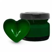 Темно-зеленый колер/краситель для эпоксидной смолы, 25мл