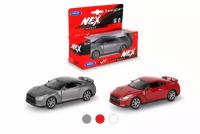 Машинка WELLY NISSAN GT-R R35 / модель машины 1:38 с пружинным механизмом / цвет в ассортименте