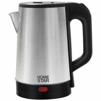 Чайник Homestar HS-1041 (1,8 л) стальной, черный (105220)