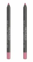 ARTDECO Водостойкий карандаш для губ Soft Lip Liner Waterproof тон 190, 1,2 г, 2 шт