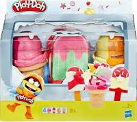 Набор игровой Play-Doh Масса для лепки Холодильник с мороженым 1шт