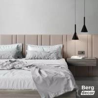 Мягкая стеновая панель "Berg decor" 80х20х3см велюр бежевый (1 шт)