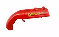 Сувенирная открывашка CapGun, открывалка Cap Gun пистолет для крышек красный