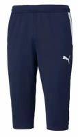 Бриджи тренировочные Puma teamLIGA Training 3/4 Pants, цвет синий, размер M