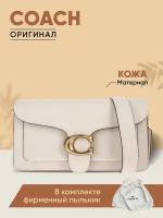 Небольшая женская сумка белая Coach 73995 white