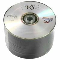 Диски CD-R VS 700 Mb 52x Bulk (термоусадка без шпиля)