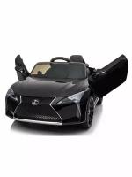 Jiajia Детский электромобиль Lexus LC500 12V - JE1618-BLACK-PAINT