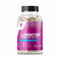 L карнитин для похудения, 90 капс, Trec Nutrition L-Carnitin + Green Tea