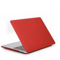 Панель-крышка-накладка из тончайшего и прочного пластика MyPads для Apple MacBook Pro 13 2016 (MLH12RU/A)(MNQG2)(MNQF2RU/A)(MLVP2RU/A) Красный